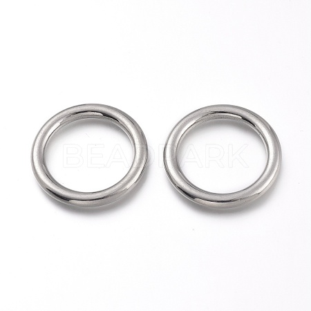 Tarnish Resistant 304 Stainless Steel Linking Rings STAS-H120-10P-B-1