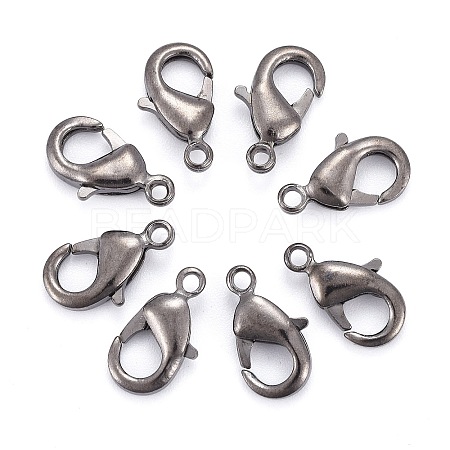 Brass Lobster Claw Clasps X-KK-902-B-1