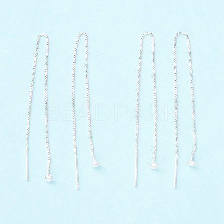 925 Sterling Silver Ear Thread STER-P047-10S-1