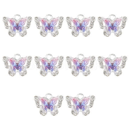 10Pcs Alloy Pendants FIND-YW0009-29B-1