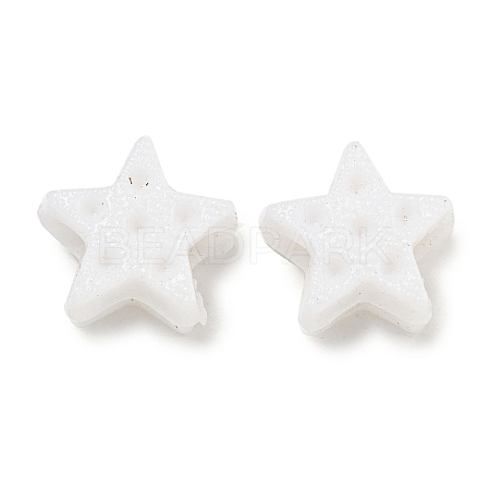 Opaque Acrylic Bead Rhinestone Settings SACR-L007-034-1