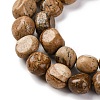 Natural Picture Jasper Beads Strands G-G146-A01-02-4