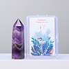 Point Tower Natural Amethyst Healing Stone Wands PW-WG51681-01-1