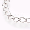 304 Stainless Steel Cable Chain Necklaces NJEW-P225-01P-2