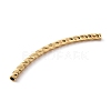 Brass Curved Tube Beads FIND-WH0110-155C-2
