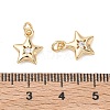 SHEGRACE Brass Clear Cubic Zirconia Pendants XGRQ3K091-526G-3