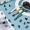 54Pcs 3 Styles Zinc Alloy Cord Ends FIND-PH0022-98A-5