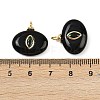 Natural Black Onyx(Dyed & Heated) Pendants KK-B157-42H-10-3