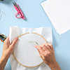 18CT Cotton Cross-stitch Fabric DIY-WH0021-13C-5