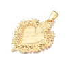 Rack Plating Alloy Big Pendants X-FIND-N005-56G-2