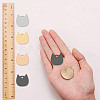 SUNNYCLUE 16Pcs 4 Colors 304 Stainless Steel Laser Cut Charms STAS-SC0003-38-3