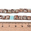 Synthetic Aqua Terra Jasper Beads Strands G-S366-017-01-5