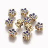 Brass Enamel Beads KK-L179-05C-1