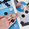 40Pcs 2 Colors Acrylic Card Holder Stand FIND-GA0006-76A-3