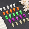 CHGCRAFT 120Pcs 6 Colors Halloween Plastic Beads KY-CA0001-46-5
