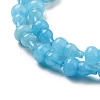 Natural White Jade Beads Strands G-C039-B04-4