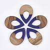 Resin & Walnut Wood Pendants X-RESI-S358-94B-1