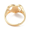 Brass Adjustable Rings for Women RJEW-E292-28G-3