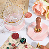 2Pcs 2 Styles Marble Pattern Porcelain Cup Coasters AJEW-CP0009-18C-7