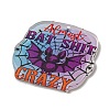 Halloween Printed Acrylic Pendants OACR-P026-D02-2