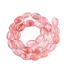 Cherry Quartz Glass Beads Strands G-M206-35-2