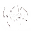 Tarnish Resistant 304 Stainless Steel Earring Hooks X-STAS-F227-26A-P-1