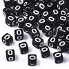 Opaque Acrylic Beads SACR-N002-01O-1