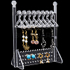 1 Set Acrylic Earring Display Stands EDIS-CP0001-14C-1