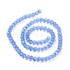 Electroplate Glass Beads Strands X1-EGLA-A034-T6mm-L04-2