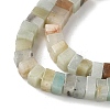 Natural Flower Amazonite Beads Strands G-I394-A11-4