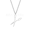 Non-Tarnish 304 Stainless Steel Pendant Necklaces HZ8690-1-1