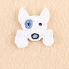 Puppy Computerized Embroidery Cloth Iron on/Sew on Patches X-DIY-F030-16O-1