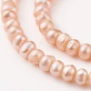 Natural Cultured Freshwater Pearl Beads Strands PEAR-G007-15-3