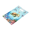 50Pcs 4 Styles Ocean Printed Plastic Gift Storage Tote Bags PL-CBAAD12-03-2