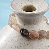 Natural Multi-Moonstone Stretch Beaded Bracelets X-BJEW-K213-C14-4