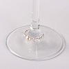 Transparent Acrylic Beads Wine Glass Charms AJEW-JO00019-2