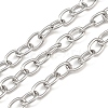 Tarnish Resistant 304 Stainless Steel Cable Chains X-CHS-R009-12-1