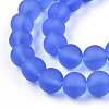 Transparent Glass Beads Strands GLAA-T032-T10mm-MD04-3