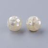 Natural White Shell Beads X-SSHEL-Q298-12mm-08-2