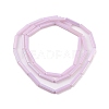 Electroplate Glass Beads Strands EGLA-Q128-11A-AB03-2