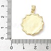 Brass Enamel Pendants KK-K368-60G-3