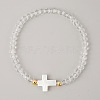 Bohemian Glass Beads Stretch Bracelets KO2121-10-1
