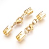 304 Stainless Steel Lobster Claw Clasps STAS-P207-07G-A-1