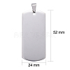 Tarnish Resistant 304 Stainless Steel Big Pendants STAS-I140-19B-S-3