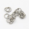 Tarnish Resistant 304 Stainless Steel Jump Rings STAS-M008-04B-1