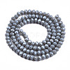 Electroplate Glass Beads Strands EGLA-A034-P2mm-A16-2