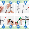 PVC Automatic Water Drippers Irrigation Devices for Indoor and Outdoor Plants AJEW-WH0348-132B-3