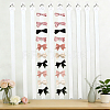 10Pcs Polyester Hairpin Hair Clip Holder Storage Organizer Hanging Ribbon HJEW-FG00049-4