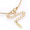 304 Stainless Steel Pendant Necklaces NJEW-O104-12-4