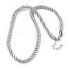 5MM Nylon Twisted Cord Necklace Making FIND-G096-01P-27-1